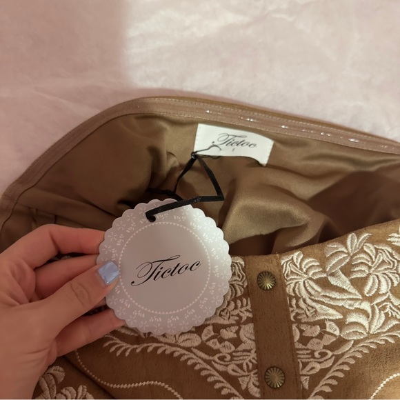 Brown western crop top - Picture 3 of 4